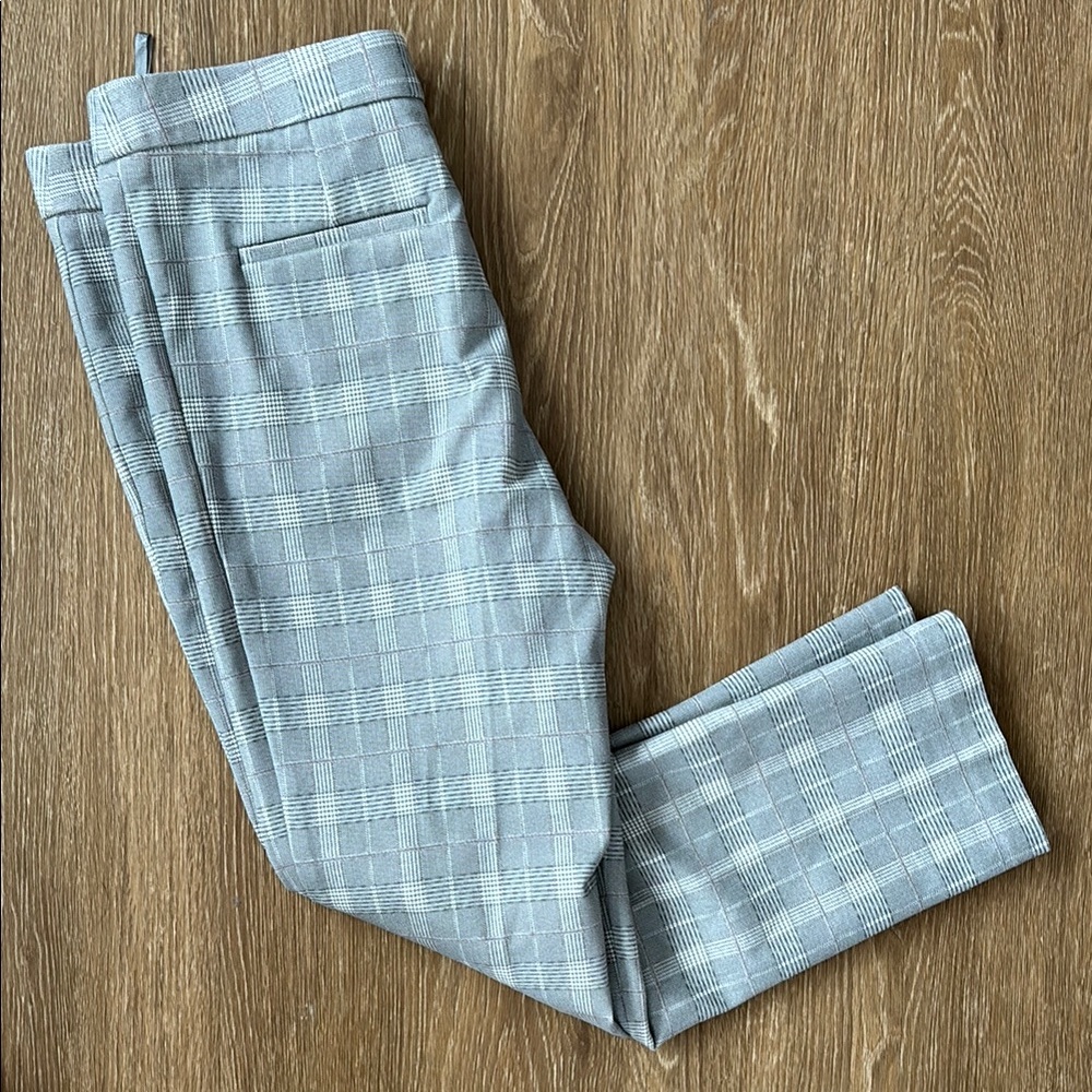 Women’s Gray Plaid work pants